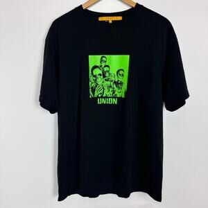 UNION LOS ANGELES IV Wake Up Black Green Men's Tshirt Steampunk Goth Skater